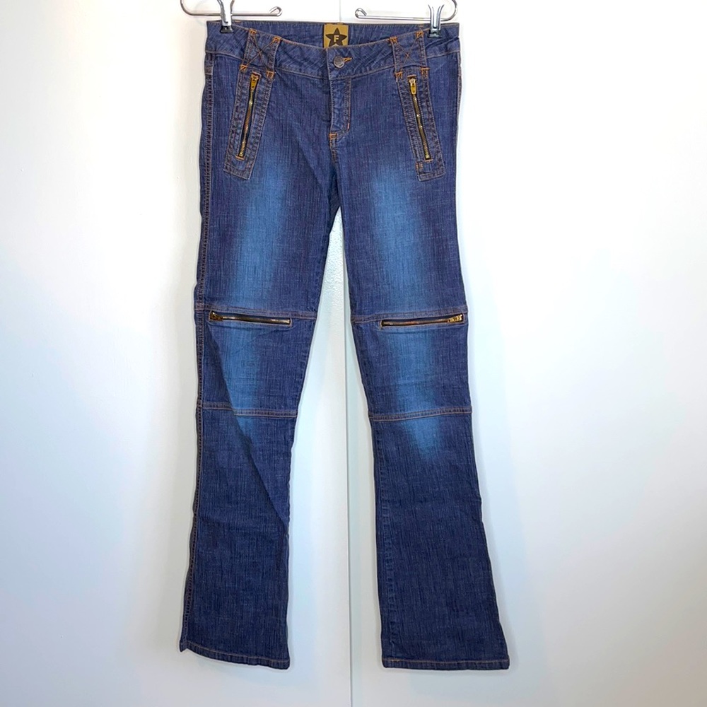 Fever zipper detail jeans size 27